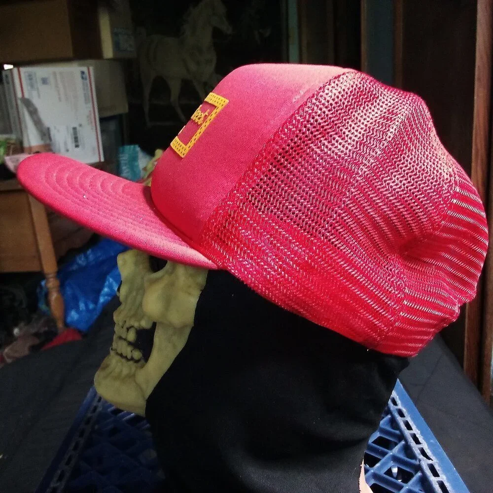 Deadstock Vintage Maxwell Street Pizza Trucker Hat Cap
